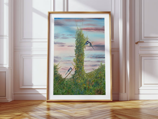 Three For A Girl Fine Art Print